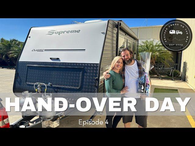 Caravan Handover Adventure: Picking Up Our Dream Home on Wheels | Another Cross on the Map