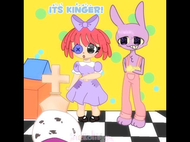 its Kinger! WHERE!?  The Amazing Digital Circus Animation  Flipaclip  #meme #tadc  #capcut