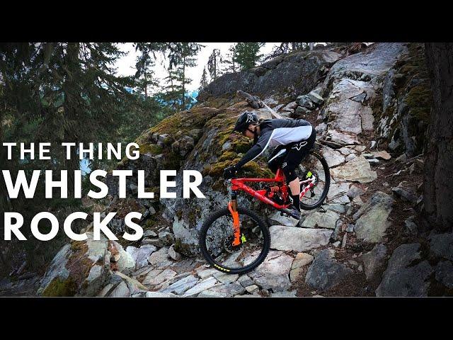 Is this a Bike Trail or Art Work (Rock) | Whistler, The Thing