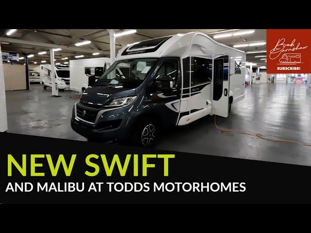 New 2022 Swift Motorhomes And A Malibu Charming At Todds Motorhomes