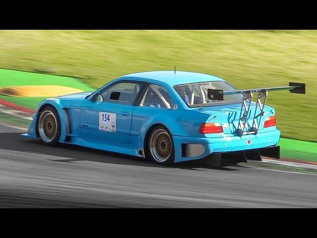 BMW M3 E36 Race Car at Imola Circuit + OnBoard & S50 N/A Straight-6 Engine Sound!