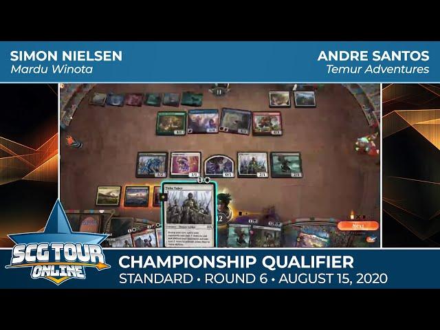 Nielsen vs Santos | Round 6 | SCG Tour Online Championship Qualifier #3 | Season 2