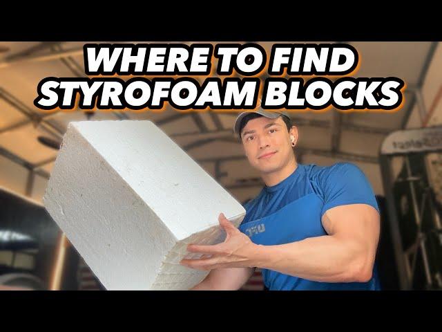 WHERE TO FIND STYROFOAM BLOCKS FOR FREE! - For Halloween & Christmas