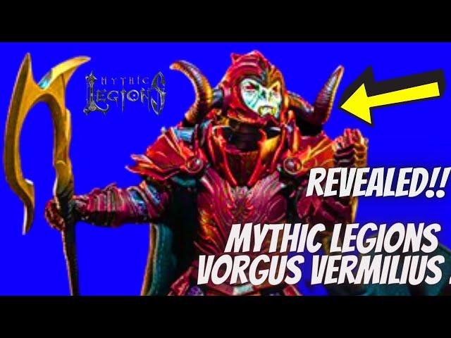 Four Horsemen Mythic Legions  Vorgus Vermilius 2 Figure Revealed!!