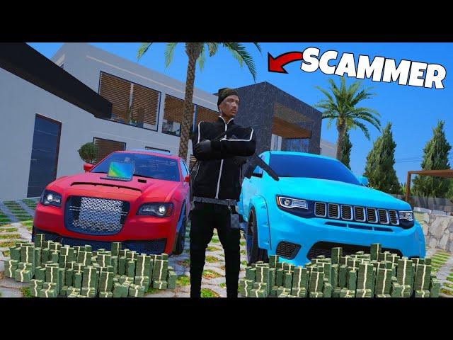 I Spent 24 Hours As a SCAMMER in GTA 5 RP..