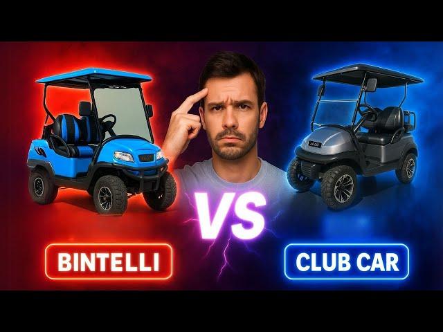 Bintelli VS Club Car Comparison | Golf Cart Differences 2025