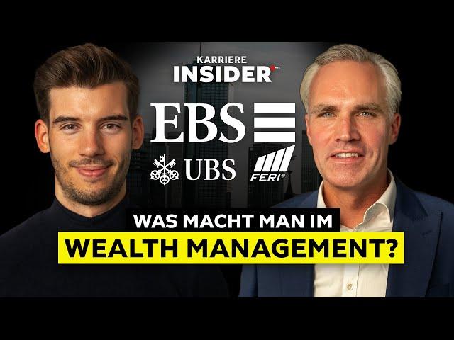 Vermögensverwalter über Private Banking und Wealth Management | Karriere Insider