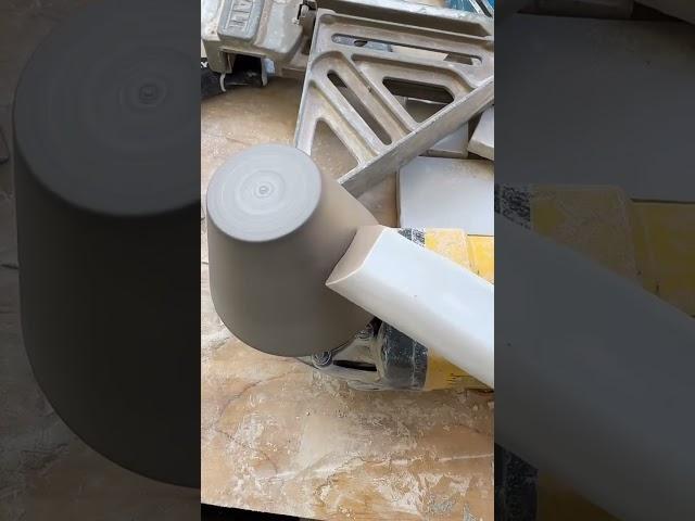 Coping tile trim using tilebro square and diamond cone #obftile