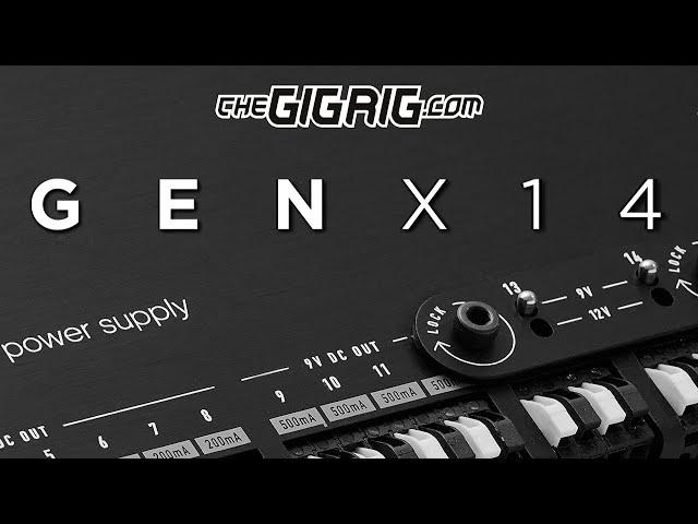 Introducing TheGigRig GenX14 Guitar Effect Pedal Power Supply