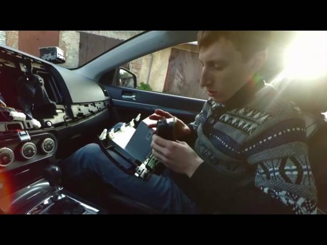 Установка магнитолы на Lancer X (Android 5.1.1)