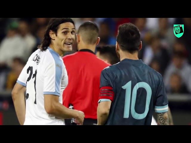 Look at What happened between Lionel Messi & Edinson Cavani   MrMatador