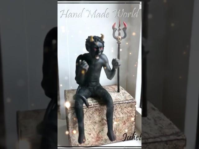 Живые куклы #кукла #кукларучнойработы #идеяподарков #halloween #черт #чертик #куклачерт