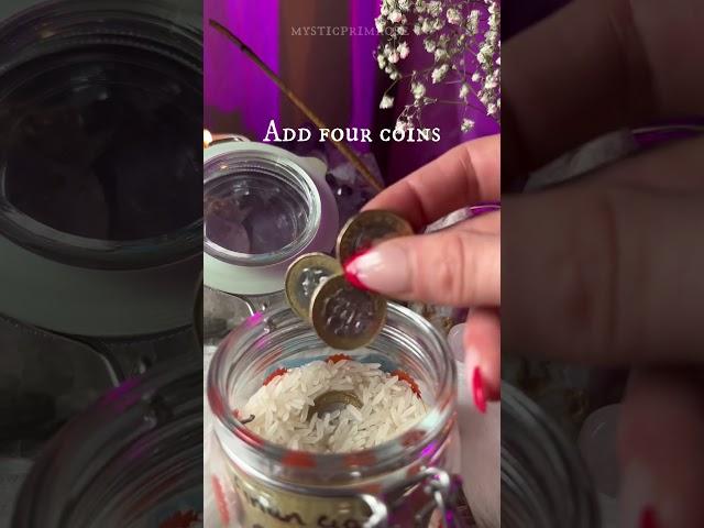 4 of Pentacles Prosperity Spell jar Witchcraft supplies from www.mysticprimrose.com 