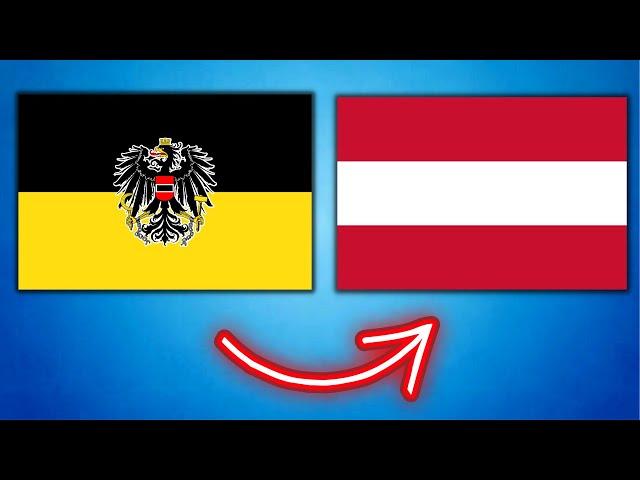 Warum verschwand die ursprüngliche Österreich Flagge?