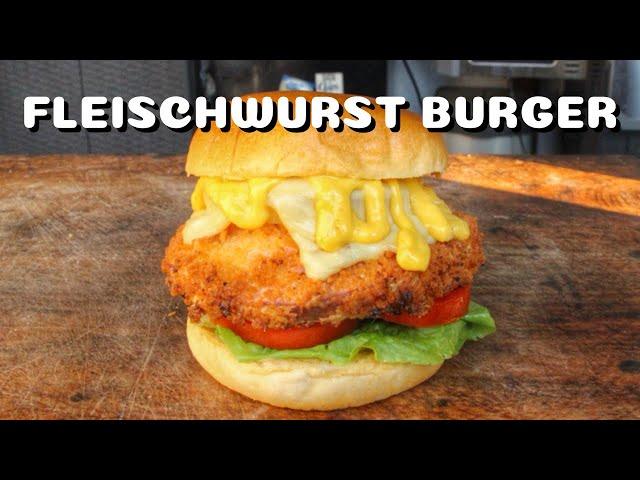 Frittierter FLEISCHWURST CHEESEBURGER - SMASH or PASS? - BBQ-Video - 0815BBQ