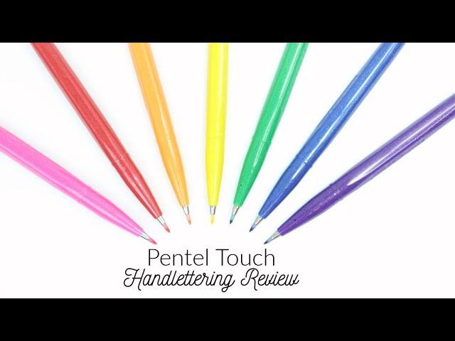 Pentel Touch Brush Pen Review for Handlettering & Modern Calligraphy