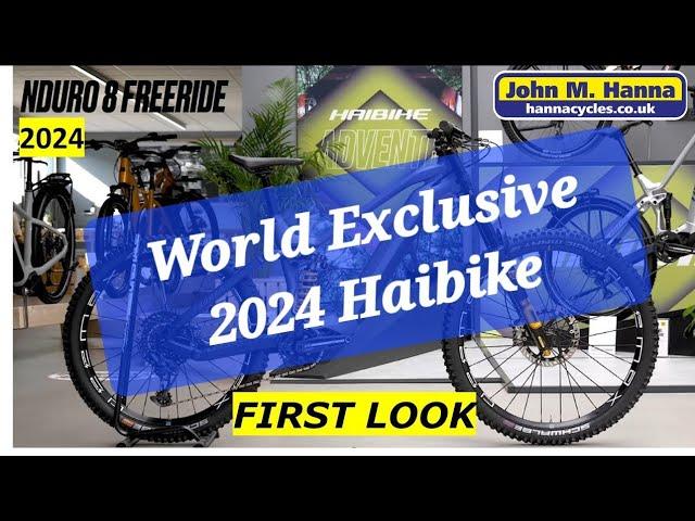 Haibike Nduro 8 2024 FIRST LOOK specs and close up look from John M Hanna Cycle Northern Ireland