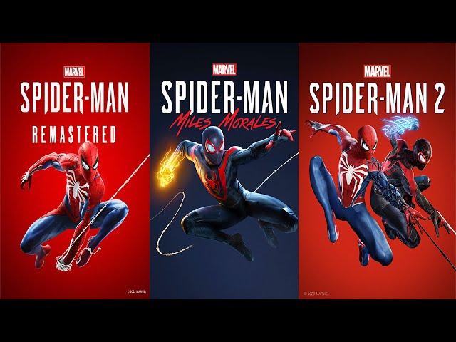 Marvel's Spider-Man PS5 Saga - 3 Full Games 100% Longplay Walkthrough