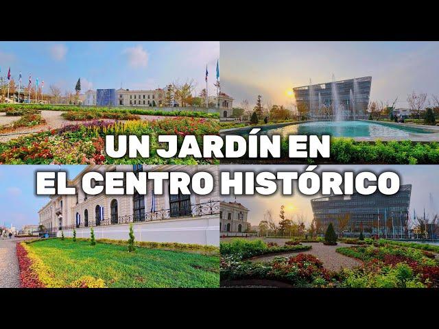 ESTE ES EL NUEVO JARDÍN CENTROAMÉRICA DE EL CENTRO HISTÓRICO DE SAN SALVADOR, EL SALVADOR