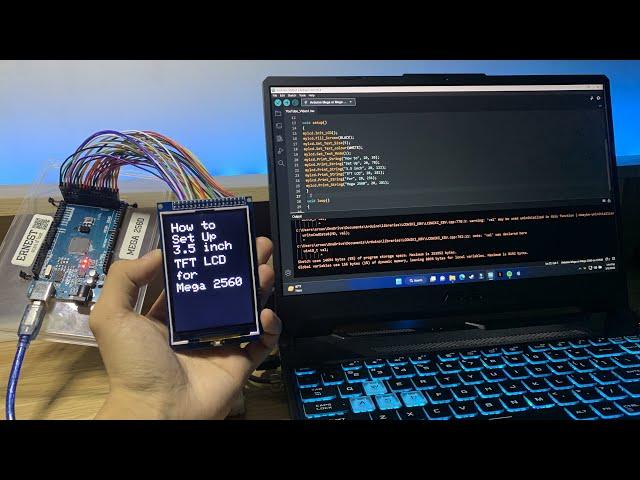 3.5 inch LCD Shield for Arduino Mega 2560 Tutorial