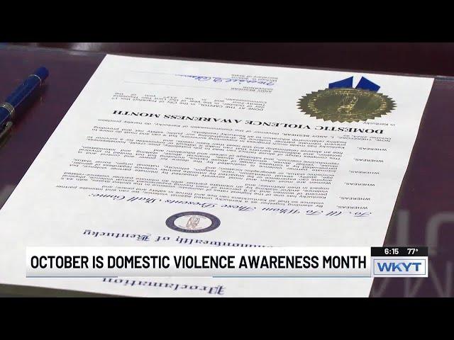 Governor proclaims October as Domestic Violence Awareness Month