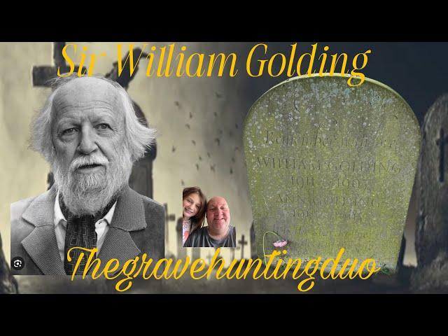 The grave of lord of the flies author sir William Golding