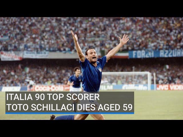 Italia 90 top scorer Toto Schillaci dies aged 59