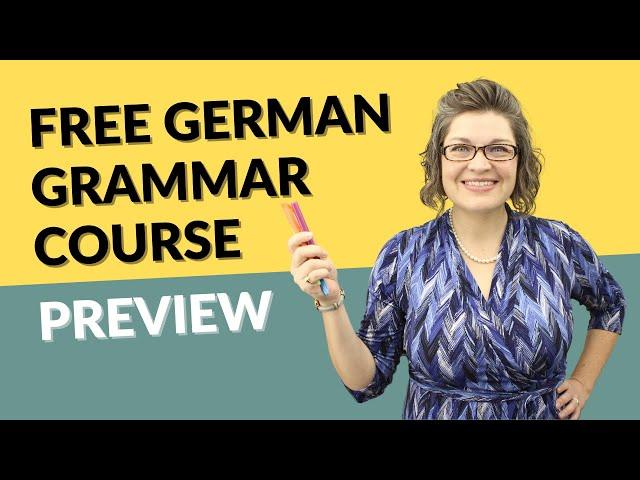 English Grammar for German Learners [Preview] | German with Laura