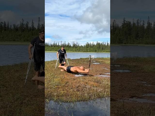 BROKEN LEG MAN & VIKING VS SWAMP  With @kenstornes