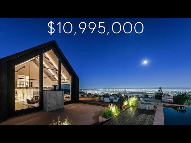 Inside a $10,995,000 Bachelor Pad with Insane City Views of LOS ANGELES!