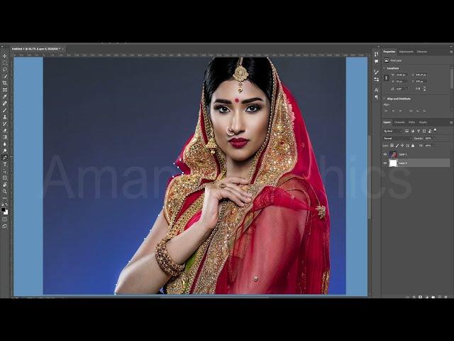 Aman Art - Tutorial On How To Edit Artwork || How To Remove Green Background In Photoshop