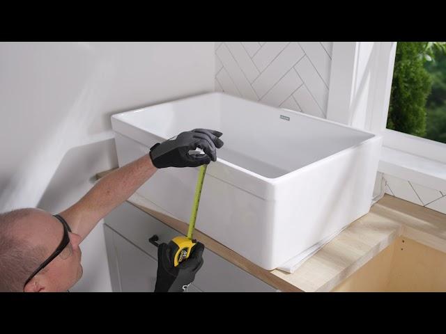 How to Install an Elkay Fireclay Farmhouse Undermount Sink