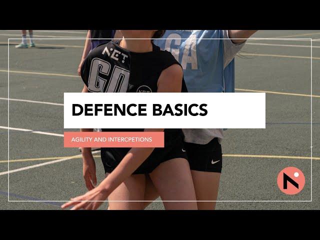 NETBALL DEFENCE TRAINING // AGILTY AROUND THE ATTACKER AND TAKING THE INTERCEPT // SOLO TRAINING