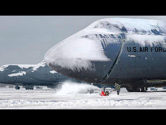 Inside US Coldest Air Force Base Operating Frozen Million $ Aircraft