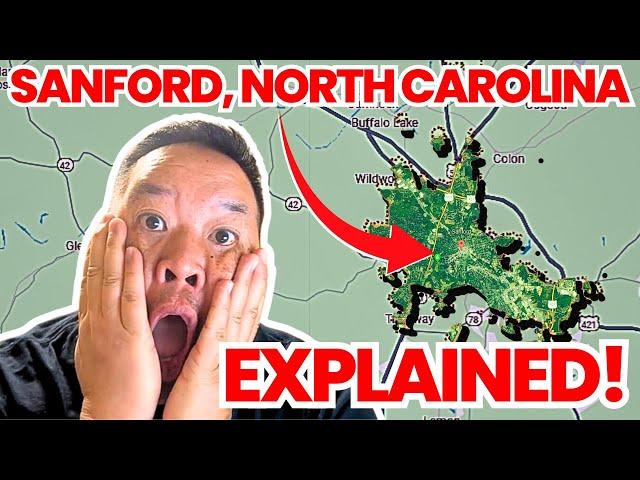 North Carolina's HIDDEN GEM  SANFORD NC COMPLETE Map Tour 2024!  (Watch Before You Move)