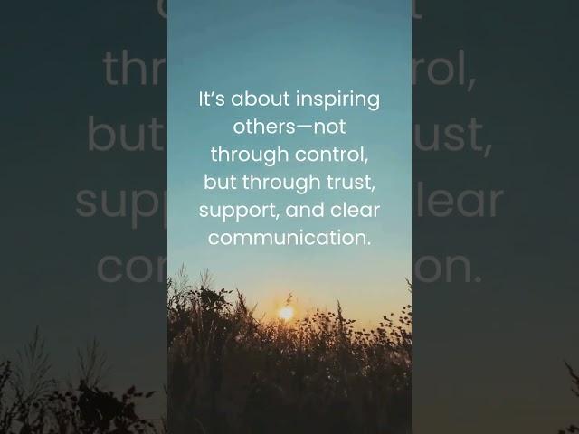What does it mean to be a good leader?