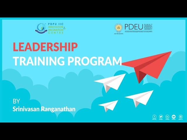 Leadership Training Program | Mr. Srinivasan Ranganathan |  Live