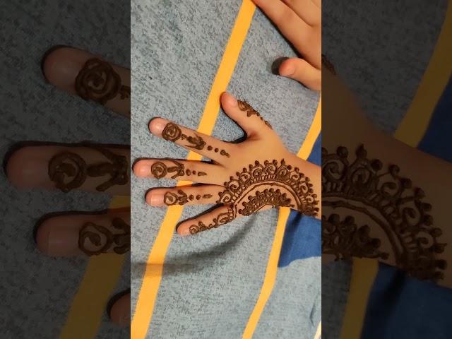 simple and easy mehndi design#easy#lovely