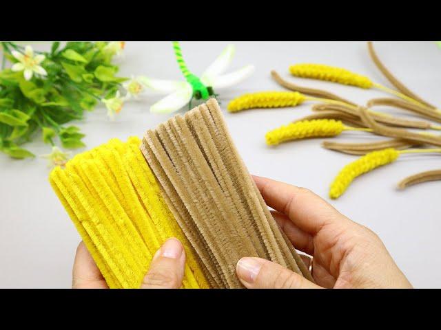 Pipe Cleaners Spikelet for Fall Decor