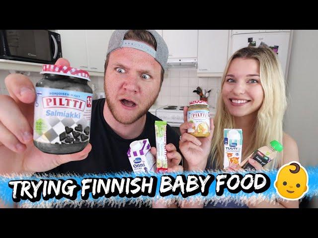 FINNISH BABY FOOD TASTE TEST