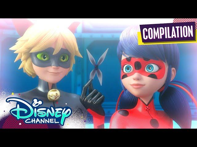 Best of Ladybug  & Cat Noir ‍⬛ | Compilation | Miraculous Ladybug | @disneychannel x @Miraculous