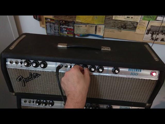 Fender Bassman 100 Silverface 1974 EL34 Tube Amp