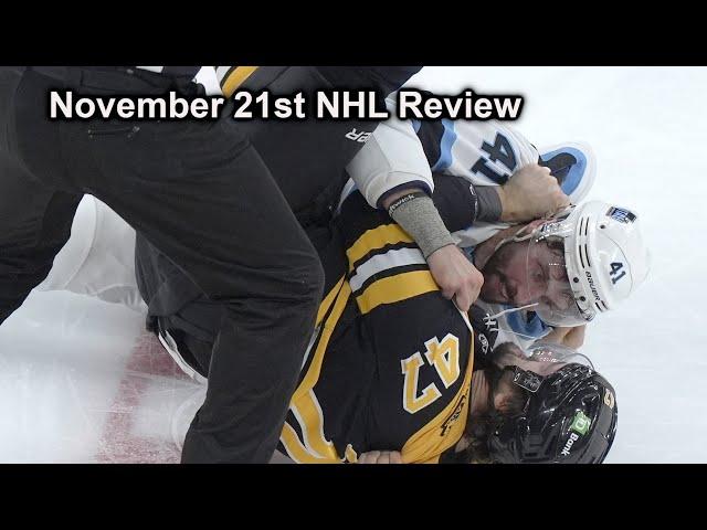 Reviewing November 21st NHL Games