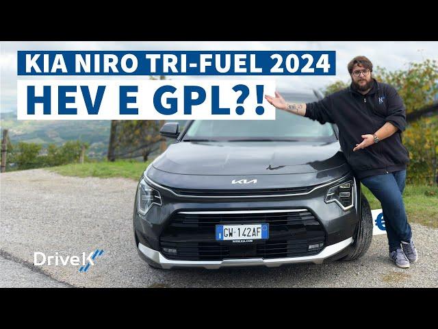 CONSUMI da CAPOGIRO per la PRIMA HEV GPL! |  KIA NIRO TRI-FUEL 2024