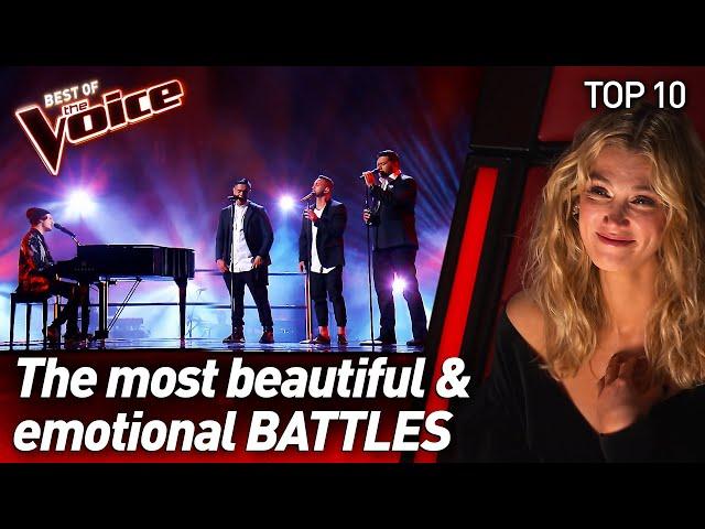 The most GORGEOUS & EMOTIONAL Battles on The Voice | Top 10