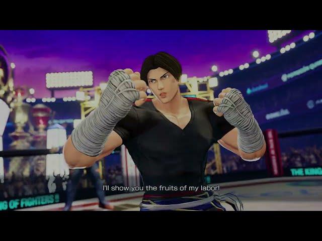 KOF XV - 4K Kim Intro, Character Interactions, Win, Special Ending and Trials