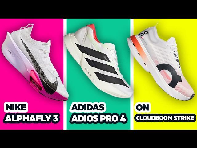 ALPHAFLY 3 vs ADIOS PRO 4 vs CLOUDBOOM STRIKE