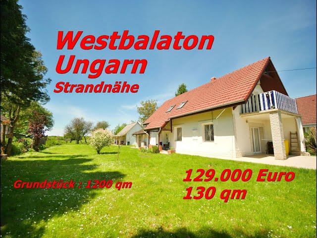 Ungarn Westbalaton Haus in Strandnähe am Plattensee