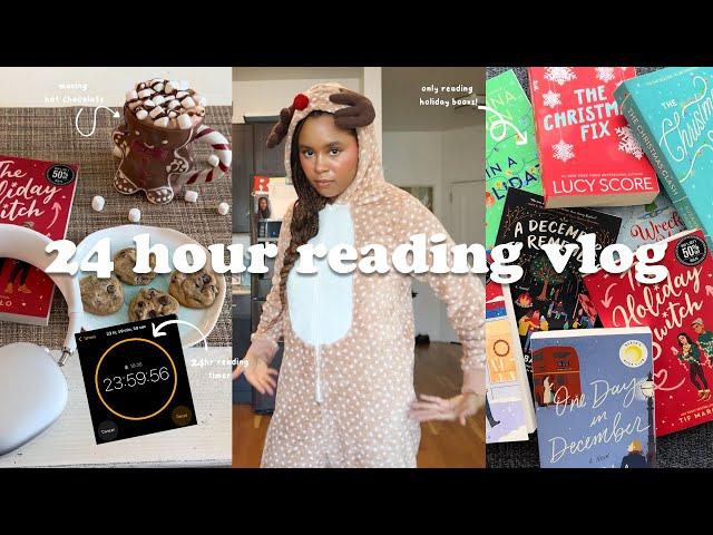 reading nothing but holiday books for 24 hours ️