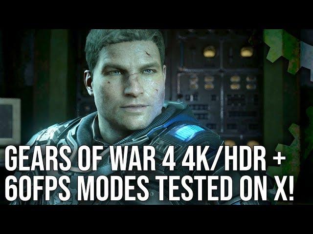 [4K HDR] Gears of War 4 - Xbox One X Enhanced - First Look!